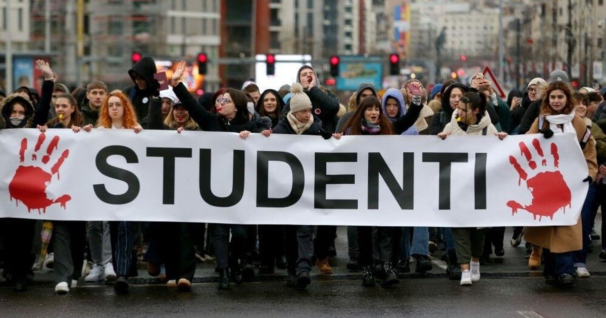 Fotografija uz vijest: Studenti u blokadi osudili izjavu ministarke Paunović o etničkom čišćenju Kosova