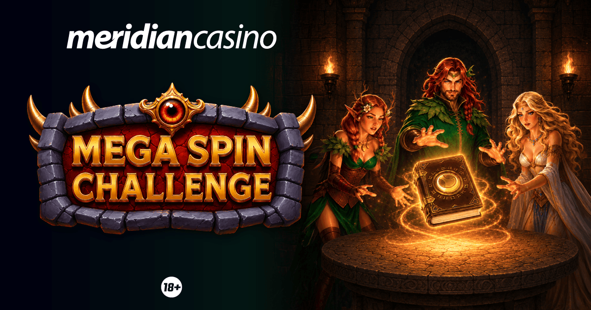 Fotografija uz vijest: Mega Spin Challenge donosi mjesec dana takmičenja u Meridian online kazinu