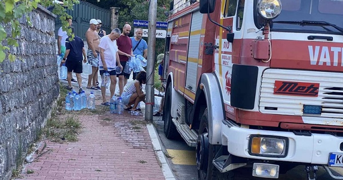 Fotografija uz vijest: Kotor uvodi hitne mjere zbog problema s vodom, formiran Operativni štab